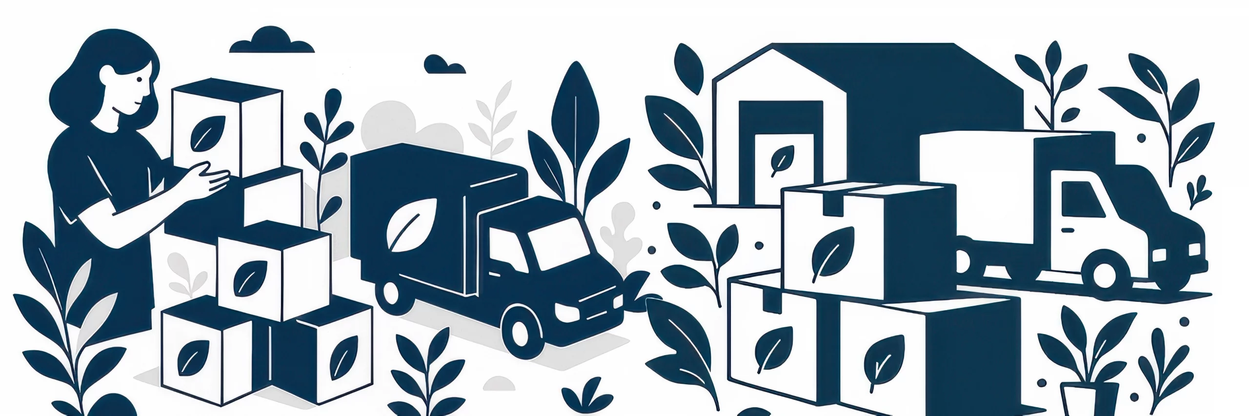 Nachhaltiges D2C-Fulfillment mit umweltfreundlicher Verpackung und Logistiklösungen von FulfilledByMates als Leistung von BrandingByMates.